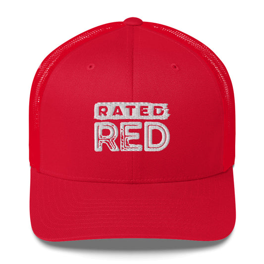 Rated Red Trucker Hat