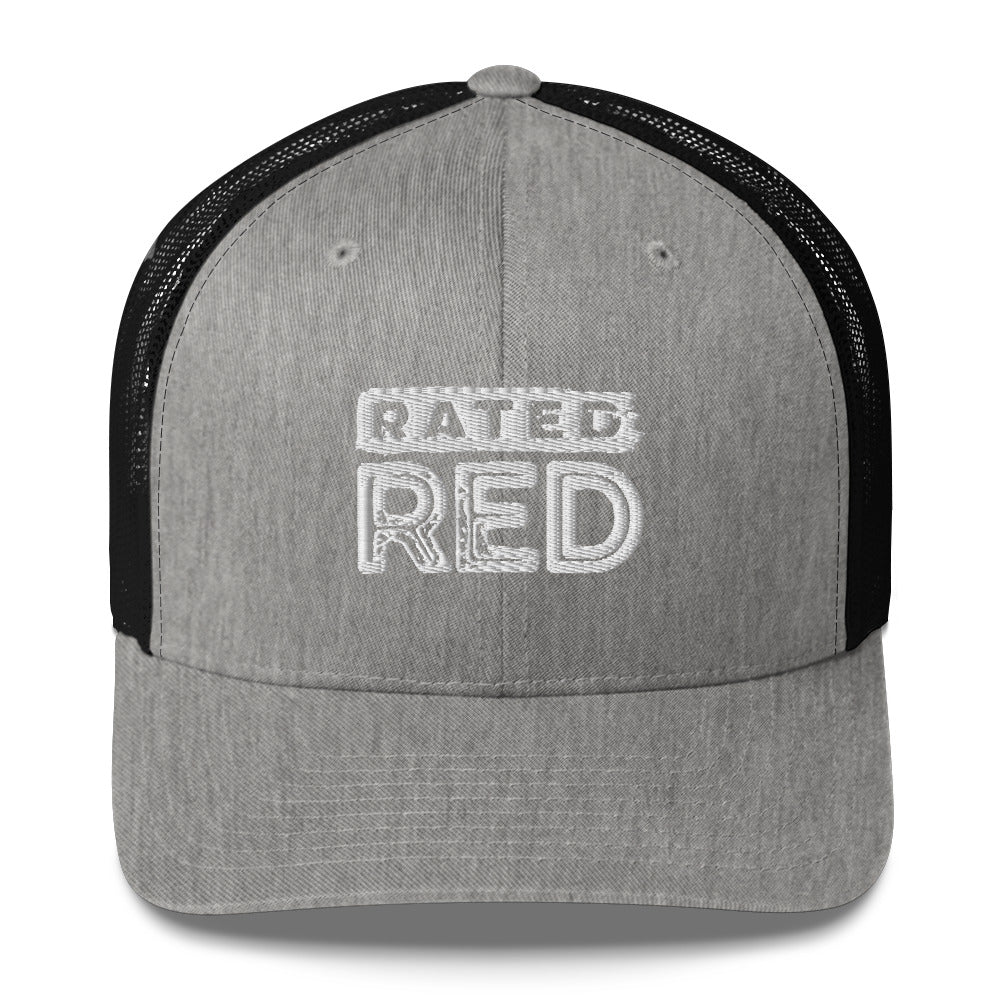 Rated Red Trucker Hat
